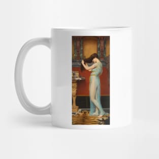 Preparing For The Bath by John William Godward Mug